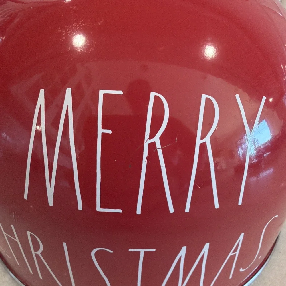 Rae Dunn Red MERRY CHRISTMAS Stainless Steel Teapot Tea Kettle GWB003